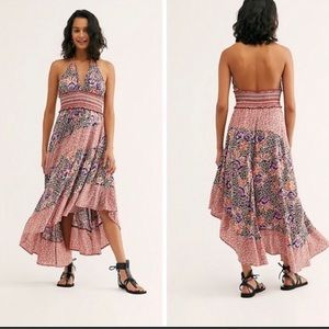 Free People Gabriela halter dress size medium